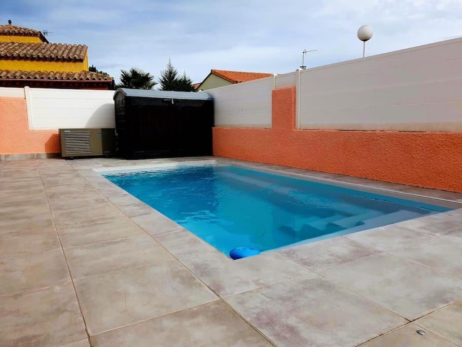 Villa H2O - Jacuzzi & Piscine Chauffee Le Barcarès Dış mekan fotoğraf